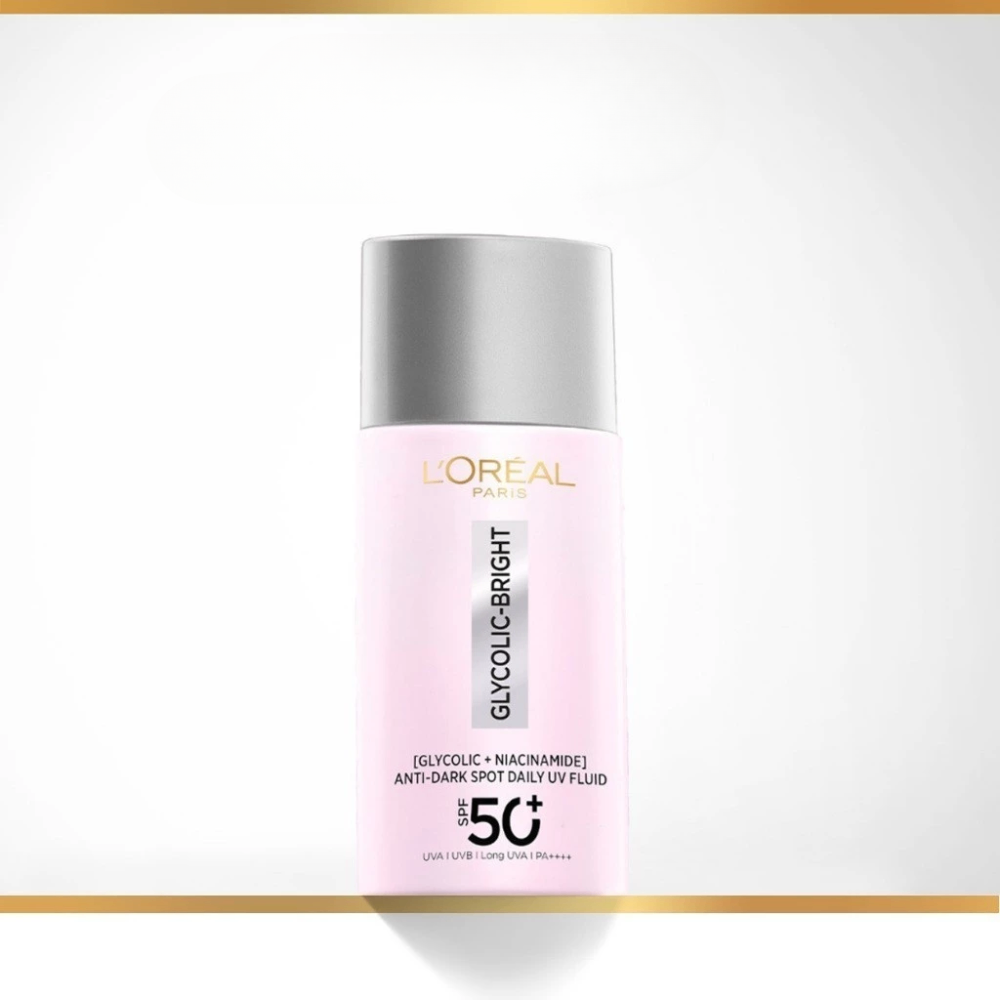 Kem chống nắng Loreal Glycol-Bright Anti-Dark Spot Daily UV Fluid 50ml
