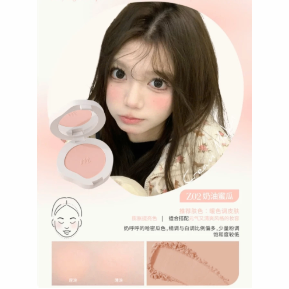 Phấn má hồng MOONEYES 6.5g trang điểm tự nhiên lâu trôi