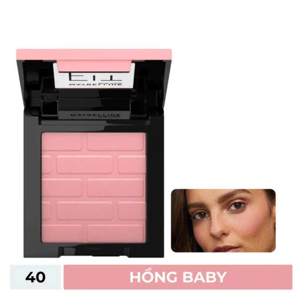 Phấn má hồng Maybelline Fit Me Mono Blush 4.5g tự nhiên lên màu chuẩn