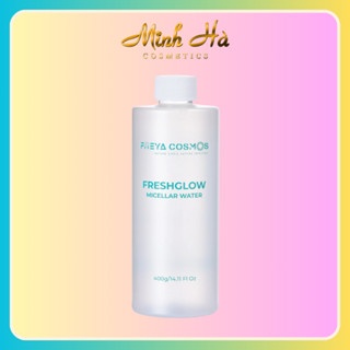 Nước tẩy trang Freya Cosmos Freshglow Micellar Water 400g làm sạch hiệu quả lớp trang điểm, bụi bẩn