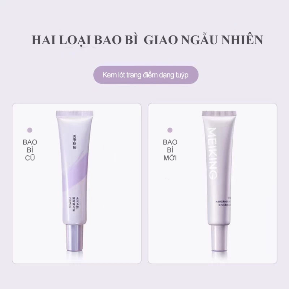 Kem lót dạng tuýp Meiking 35g mỏng nhẹ, thoáng khí, kiềm dầu