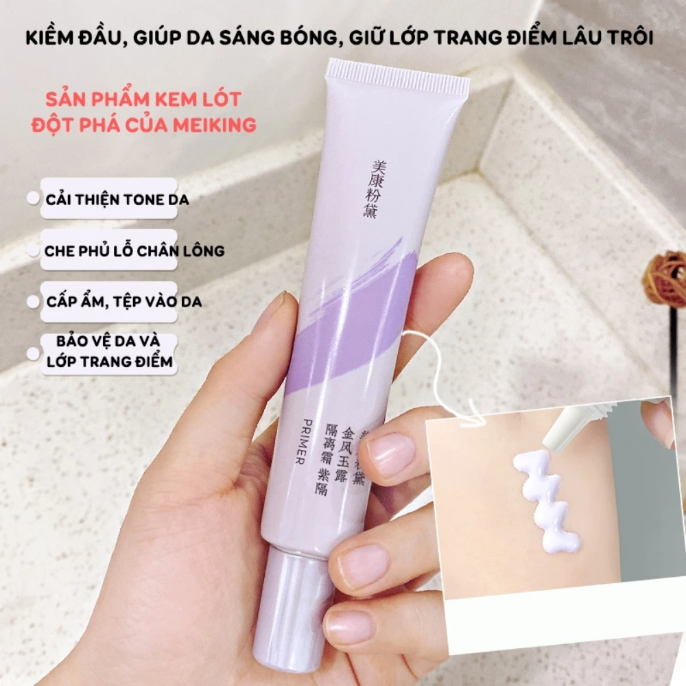 Kem lót dạng tuýp Meiking 35g mỏng nhẹ, thoáng khí, kiềm dầu