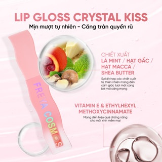 Son tint bóng Freya Cosmo Lip Gloss Crystal Kiss 1.5g dưỡng môi căng mọng
