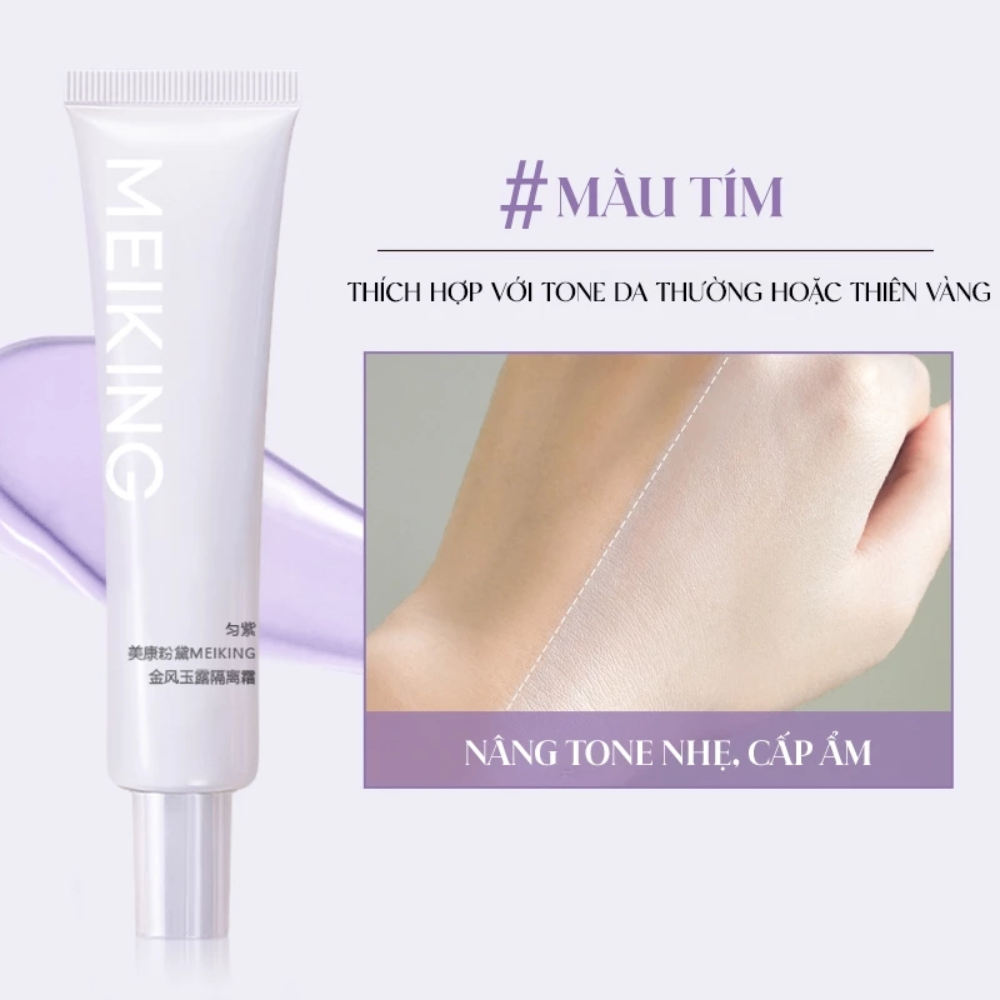 Kem lót dạng tuýp Meiking 35g mỏng nhẹ, thoáng khí, kiềm dầu