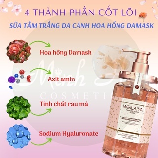 Sữa tắm tắm trắng Weilaiya Shower Gel 450ml giúp da mềm mại, trắng sáng