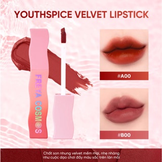 Son kem nhung Freya Cosmos YouthSpice Velvet Lipstick 1.5g chất son mịn mượt nhẹ môi lên màu chuẩn