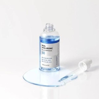 Tinh chất siêu cấp nước Wellage Real Hyaluronic Blue Ampoule 75ml giúp cấp ẩm, phục hồi da