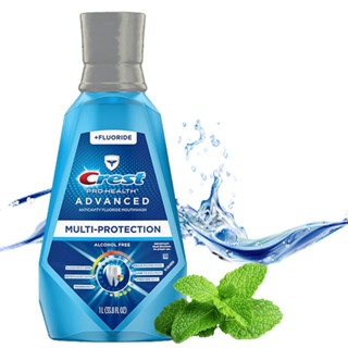 Nước súc miệng Crest Pro-Health Advantage 1l bảo vệ răng miệng, mang lại hơi thở thơm mát