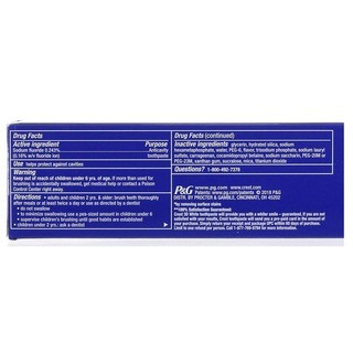 Kem đánh răng Crest 3D White Advanced Triple Whitening 158g trắng răng bảo vệ chống lại sâu răng