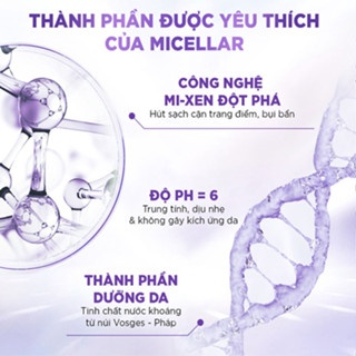 Nước tẩy trang Loreal Micellar Water Revitalift Hyaluronic Acid và Crystal For Oily Skin 400ml làm sạch sâu lỗ chân lông