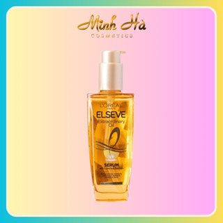 Dầu dưỡng tóc Loreal Elseve Extraordinary 100ml giúp mái tóc suôn mượt chắc khỏe