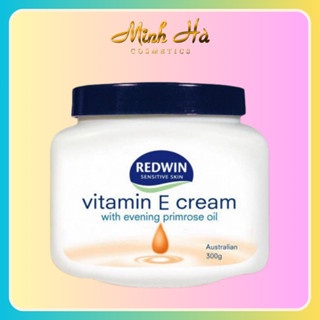 Kem dưỡng da Vitamin E Redwin Cream 300g giúp cung cấp độ ẩm và nuôi dưỡng làn da mềm mại, mịn màng, tươi sáng