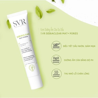Kem dưỡng SVR Sebiaclear Mat + Pores 40ml giảm mụn, bóng nhờn & se lỗ chân lông