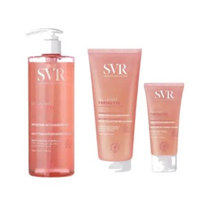 Gel rửa mặt SVR Sebiaclear + Physiopure Gelee + Topialyse Lavant 400ml giúp làm sạch sâu, kiểm soát dầu và ngăn mụn