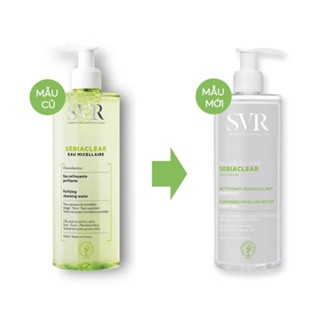 Nước tẩy trang SVR Sebiaclear Eau Micellaire 400ml làm sạch da lấy đi bã nhờn dư thừa