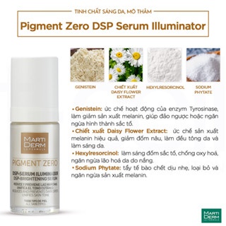 Tinh chất MartiDerm Pigment Zero DSP-Serum Iluminador 30ml làm sáng da, mờ thâm