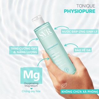 Nước hoa hồng SVR Physiopure Tonique dành cho da nhạy cảm (xanh dương) 200ml cấp ẩm làm dịu da
