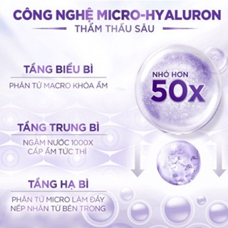 Nước tẩy trang Loreal Micellar Water Revitalift Hyaluronic Acid và Crystal For Oily Skin 400ml làm sạch sâu lỗ chân lông