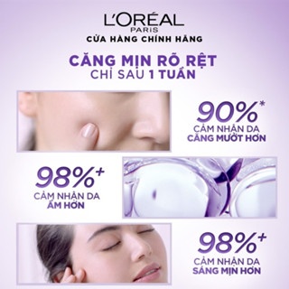 Kem dưỡng Loreal Paris Revitalift Hyaluronic Acid 8H Oil Control + Line Filling 50ml cấp ẩm kiềm dầu