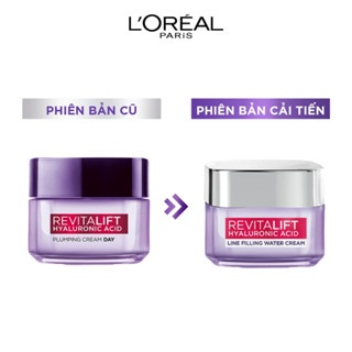 Kem dưỡng Loreal Paris Revitalift Hyaluronic Acid 8H Oil Control + Line Filling 50ml cấp ẩm kiềm dầu