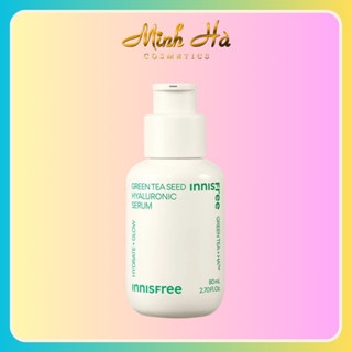 Serum trà xanh Innisfree Green Tea Seed Hyaluronic Serum 30ml tăng cường độ ẩm, hàng rào bảo vệ da, làm dịu da