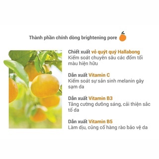 Sữa rửa mặt Innisfree Brightening Pore Facial Cleanser 150ml làm sạch & đàn hồi da