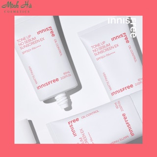 Kem chống nắng Innisfree Tone Up No Sebum Sunscreen EX 60ml kiềm dầu bảo vệ da