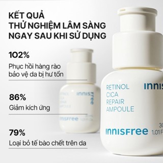 Serum Innisfree Retinol Cica Repair Ampoule 30ml ngừa mụn, căng bóng da