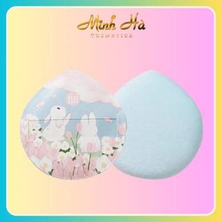 Mút trang điểm XiXi con thỏ #Xanh biển tán đều không vón cục