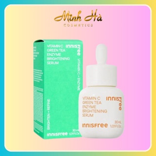Serum Innisfree Vitamin C Green Tea Enzyme Brightening 30ml dưỡng trắng da mờ thâm mụn