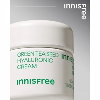 Kem dưỡng trà xanh Innisfree Green Tea Seed Hyaluronic Cream 50ml (Mẫu mới) dưỡng ẩm phục hồi da