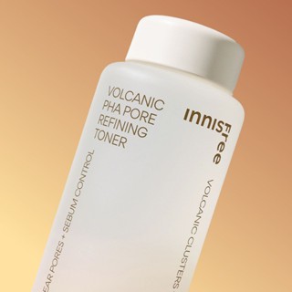 Nước hoa hồng Innisfree Volcanic PHA Pore Refining Toner 170ml làm sạch kiểm soát bã nhờn