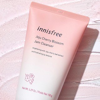 Sữa rửa mặt Innisfree Jeju Cherry Blossom Jam Cleanser 150g giúp dưỡng ẩm và làm sáng da