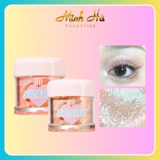 Phấn nhũ mắt trang điểm dạng bột Highlight XIXI 2g dạng bột lấp lánh ánh nhũ kim tuyến
