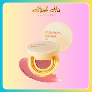 Phấn má hồng dạng kem XiXi Summer Oxygen Pure Cushion Blush 1.6g kết cấu mỏng nhẹ lên màu chuẩn