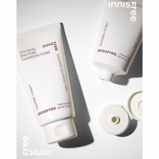 Sữa rửa mặt Innisfree Volcanic Pore BHA Cleansing Foam 150g kiểm soát nhờn (Mẫu mới)