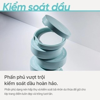 Phấn phủ Innisfree No Sebum Mineral Pact dạng nén 8.5g giúp kiềm dầu giữ lớp nền lâu trôi