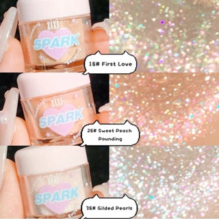 Phấn nhũ mắt trang điểm dạng bột Highlight XIXI 2g dạng bột lấp lánh ánh nhũ kim tuyến