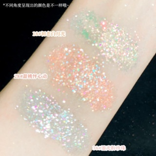 Phấn nhũ mắt trang điểm dạng bột Highlight XIXI 2g dạng bột lấp lánh ánh nhũ kim tuyến