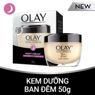 Kem dưỡng da ban ngày và đêm Olay Total Effect 7in1 50g chống lão hóa trắng da giúp làn da căng mịn