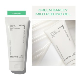 Tẩy da chết Innisfree Green Barley Gommage Peeling Mask 120ml chiết xuất từ lúa mạch không khô da, giúp da mịn màng