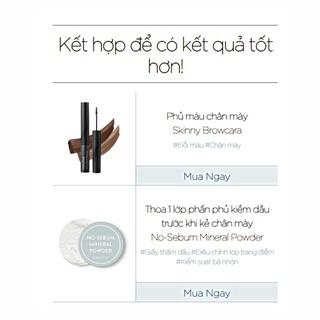 Chì kẻ mày 2 đầu Innisfree Auto Eyebrow Pencil 2g tạo chân mày tự nhiên sắc nét