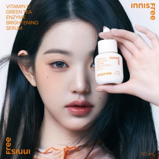 Serum Innisfree Vitamin C Green Tea Enzyme Brightening 30ml dưỡng trắng da mờ thâm mụn