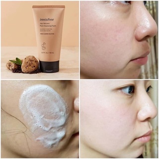 Sữa rửa mặt Innisfree Jeju Volcanic Pore Cleansing Foam EX 150ml sạch da kiềm dầu