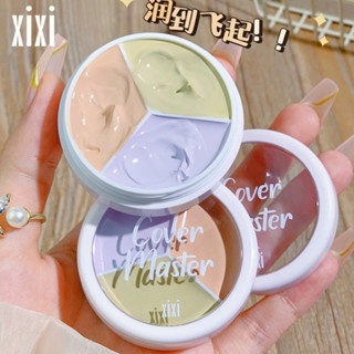 Bảng triệt sắc Cover Master XiXi 3 ô màu 4.5g che khuyết điểm hiệu quả