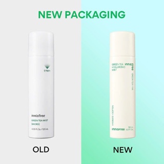Xịt khoáng Innisfree Green Tea Mist 150ml cấp ẩm, cố định lớp trang điểm cùng với hương thơm trà xanh tươi mát dễ chịu