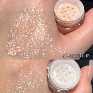 Phấn nhũ mắt trang điểm dạng bột Highlight XIXI 2g dạng bột lấp lánh ánh nhũ kim tuyến