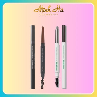 Chì kẻ mày 2 đầu Innisfree Auto Eyebrow Pencil 2g tạo chân mày tự nhiên sắc nét
