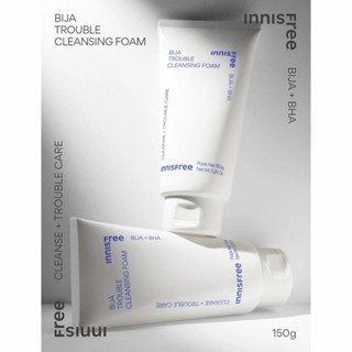Sữa rửa mặt Innisfree Bija Trouble Cleansing Foam 150g kiểm soát dầu thừa hỗ trợ giảm mụn
