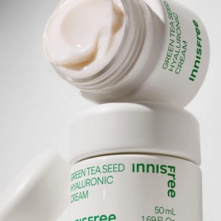 Kem dưỡng trà xanh Innisfree Green Tea Seed Hyaluronic Cream 50ml (Mẫu mới) dưỡng ẩm phục hồi da